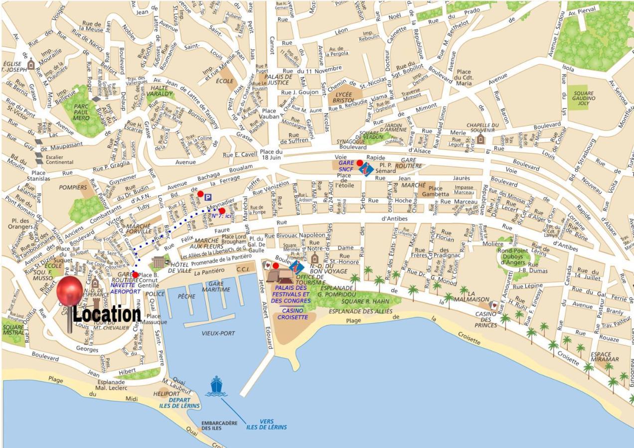 קאן Maisonnette Studio Bas Suquet, Proche Plage Et Palais מראה חיצוני תמונה